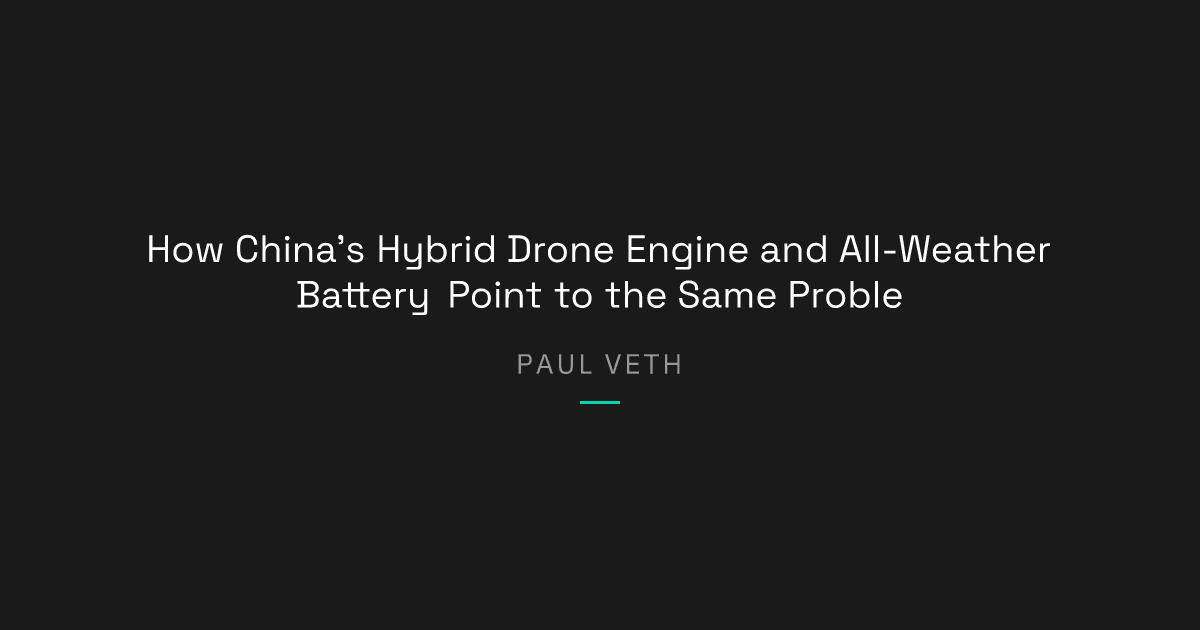 How China's Energy Breakthroughs Are Reshaping Physical AI Hardware