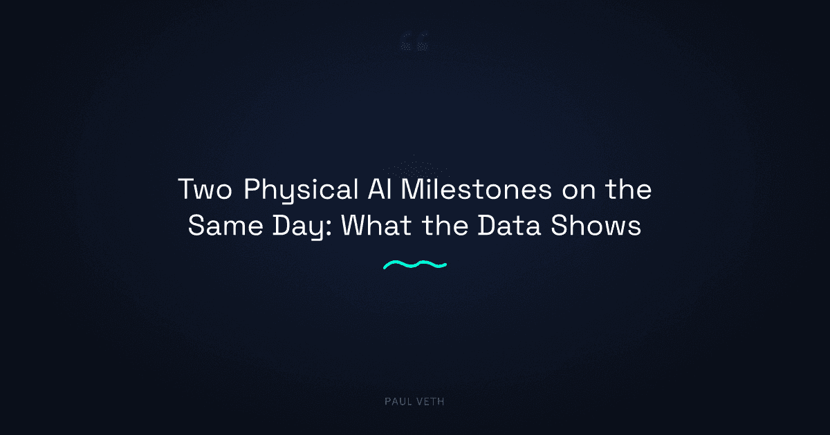Physical AI at Scale: Two Milestones That Signal Industrial Readiness